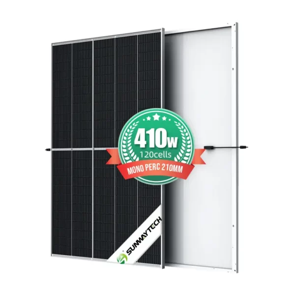 Sunway 120cells 166mm 385w 410w Monocrystalline Shinged Solar Panel - 图片 2