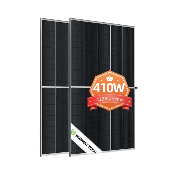 Sunway 120cells 166mm 385w 410w Monocrystalline Shinged Solar Panel - 图片 6