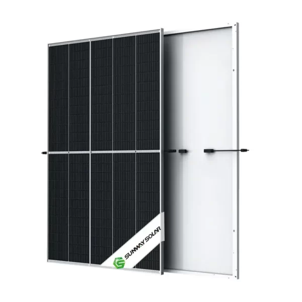Sunway 120cells 166mm 385w 410w Monocrystalline Shinged Solar Panel - 图片 4